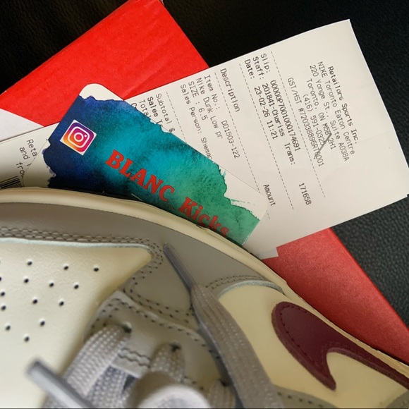 Nike Dunk Low ’Pale Ivory Redwood’ (WOMENS) / size 6.5 - Picture 9 of 10